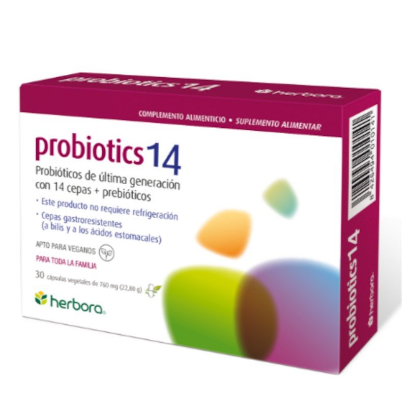 Herbora Probiotics 14 30 Cápsulas-1