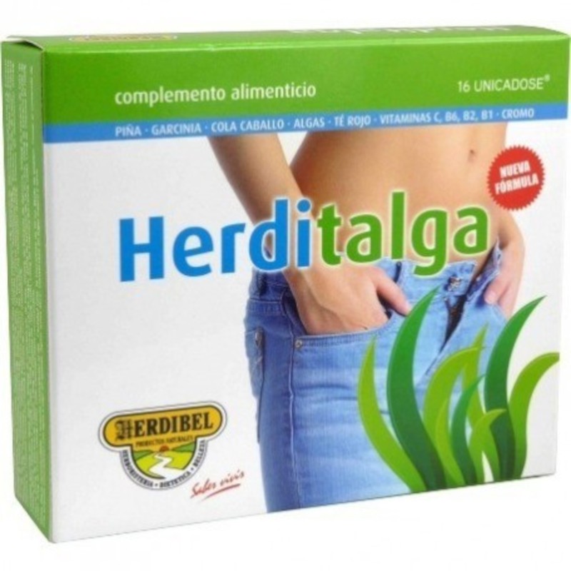 Herdibel Herditalga (Algas Garcinia Té Rojo) 16 Ampollas-1