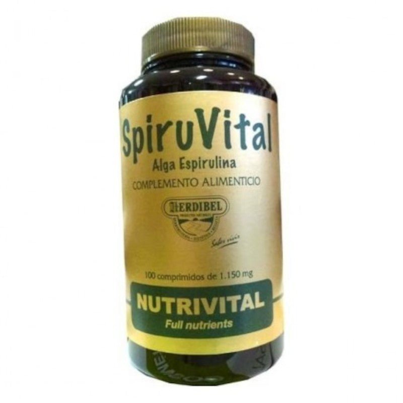 Herdibel Spiruvital Alga Espirulina 1000 mg 100 Comprimidos-1