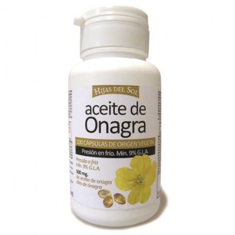 Hijas Del Sol Aceite de Onagra 500 mg 100 Perlas-2