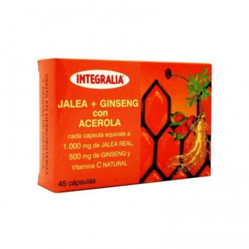 Integralia Jalea + Ginseng + Acerola 45 Cápsulas-1