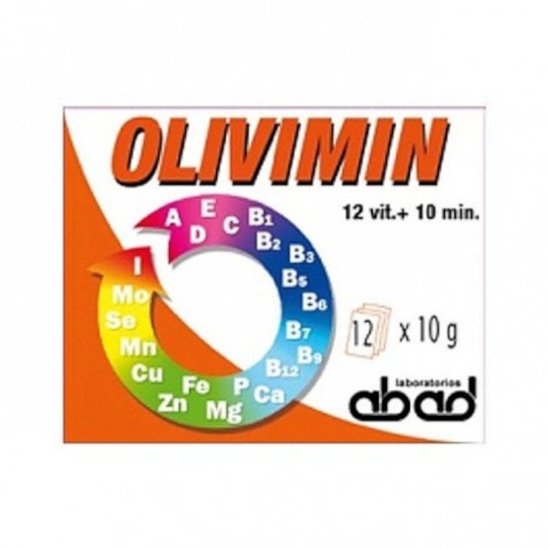 Kiluva-Abad Olivimin Vitaminas + Minerales Sobres 12x10 g-1