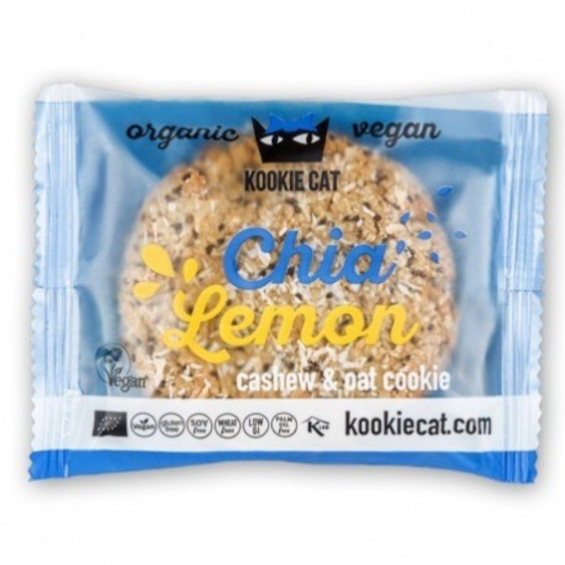 Kookiecat Galleta ce Avena con Chía y Limón 50 g-1