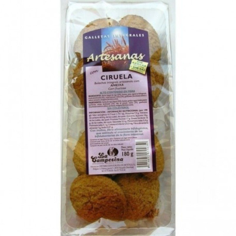 La Campesina Galleta Artesana de Ciruela 180 g-1