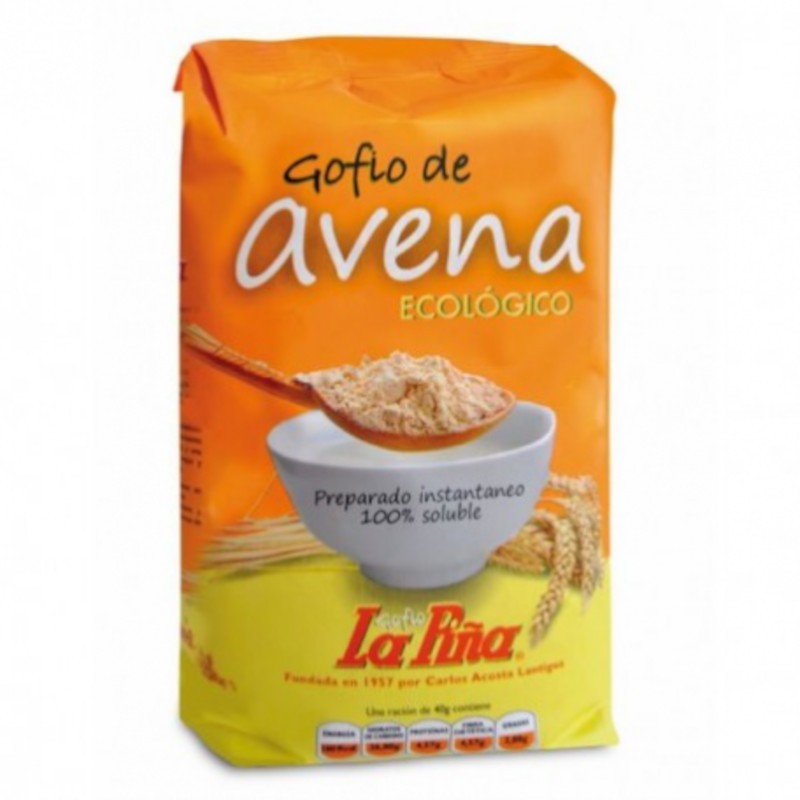 La Piña Gofio de Avena Bio 450 g-1