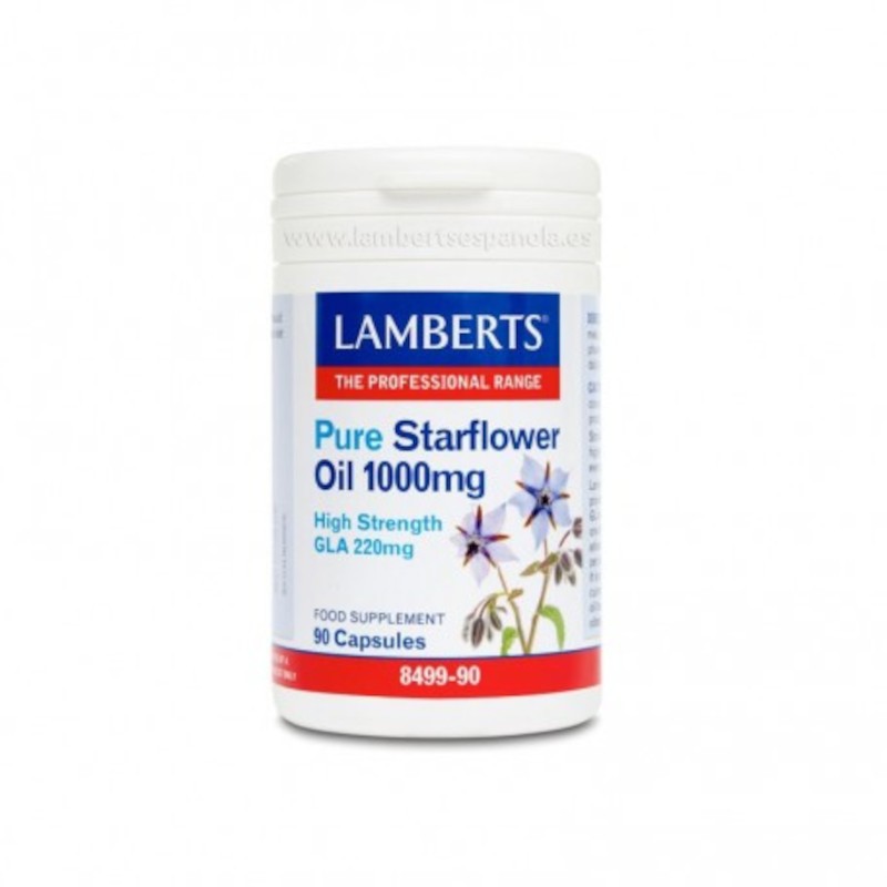 Lamberts Aceite de Borraja Puro 1000 mg 90 Cápsulas-1