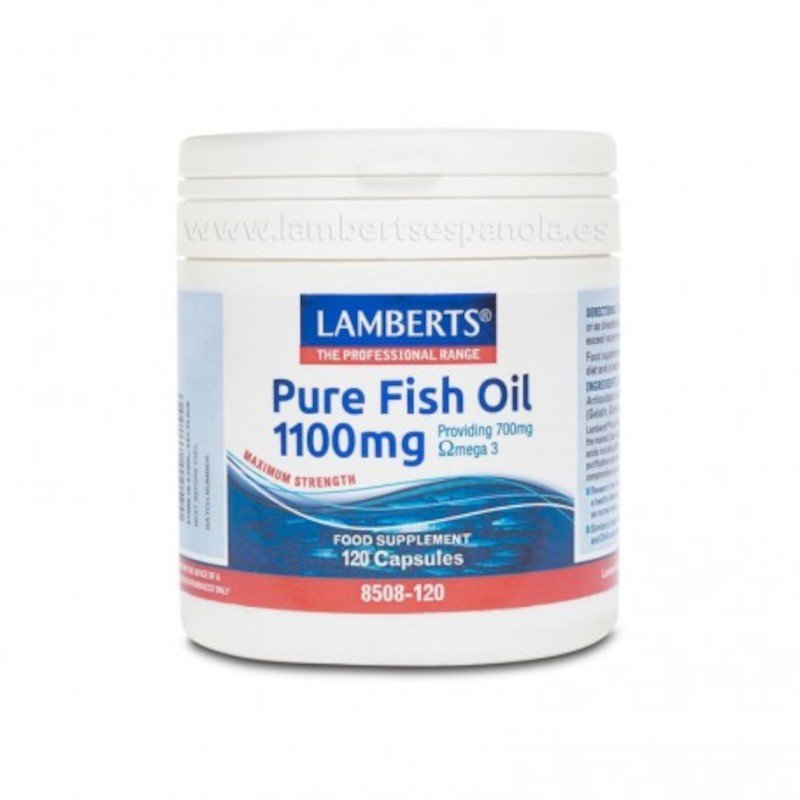 Lamberts Aceite de Pescado Puro 1100 mg 120 Cápsulas-1