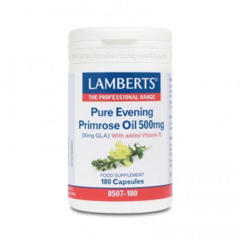 Lamberts Aceite de Prímula 500 mg 180 Cápsulas-1