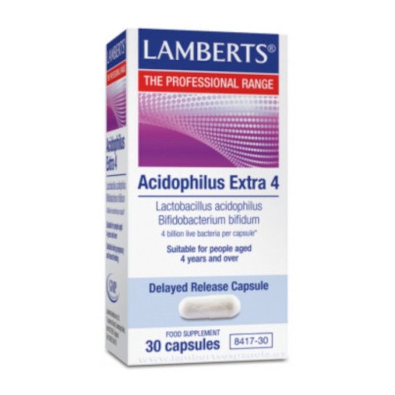 Lamberts Acidophilus Extra 4 30 Cápsulas-1