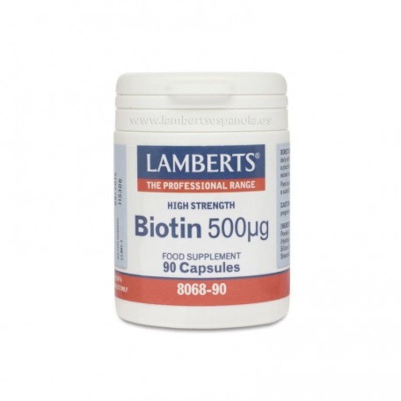 Lamberts Biotina 500 mcg 90 Cápsulas-1
