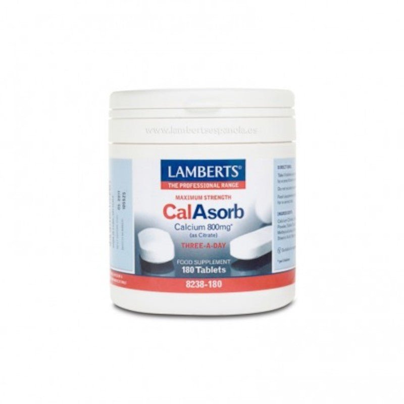 Lamberts Calasorb Citrato de Calcio 800 mg 180 Comprimidos-1
