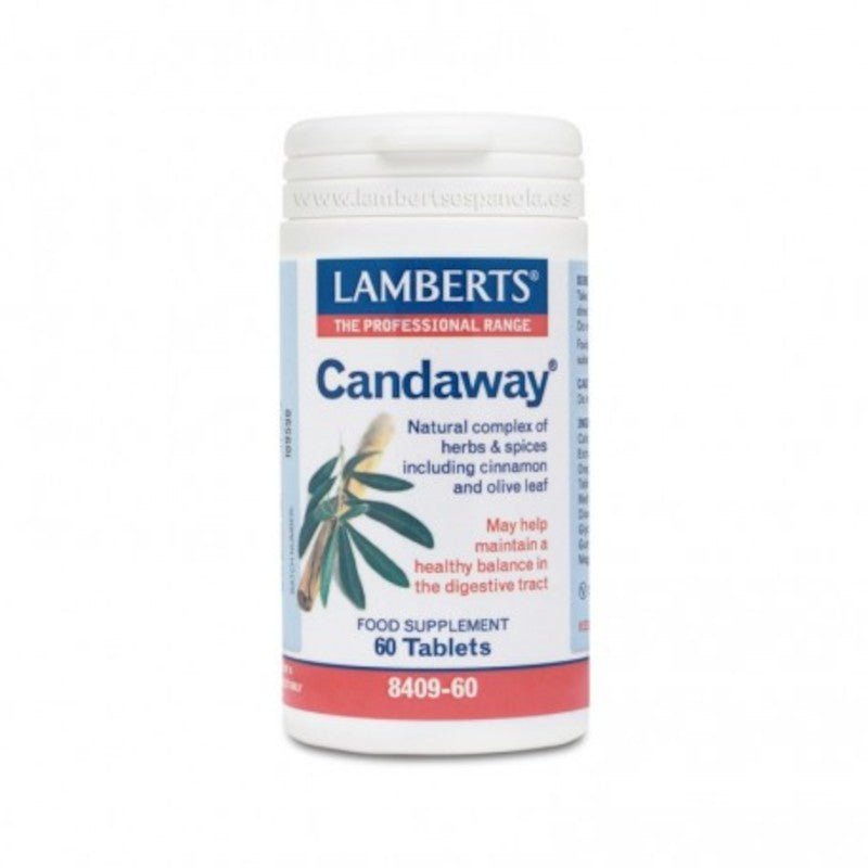 Lamberts Candaway (Canela y Hoja de Olivo) 60 Comprimidos-1