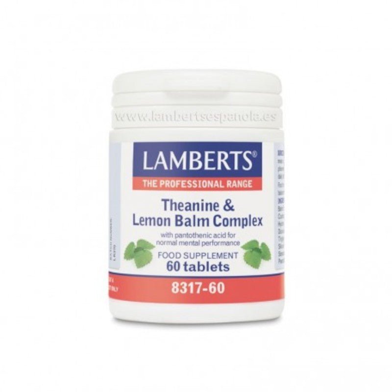 Lamberts Complejo de Teanina y Bálsamo de Limón 60 Comprimidos-1