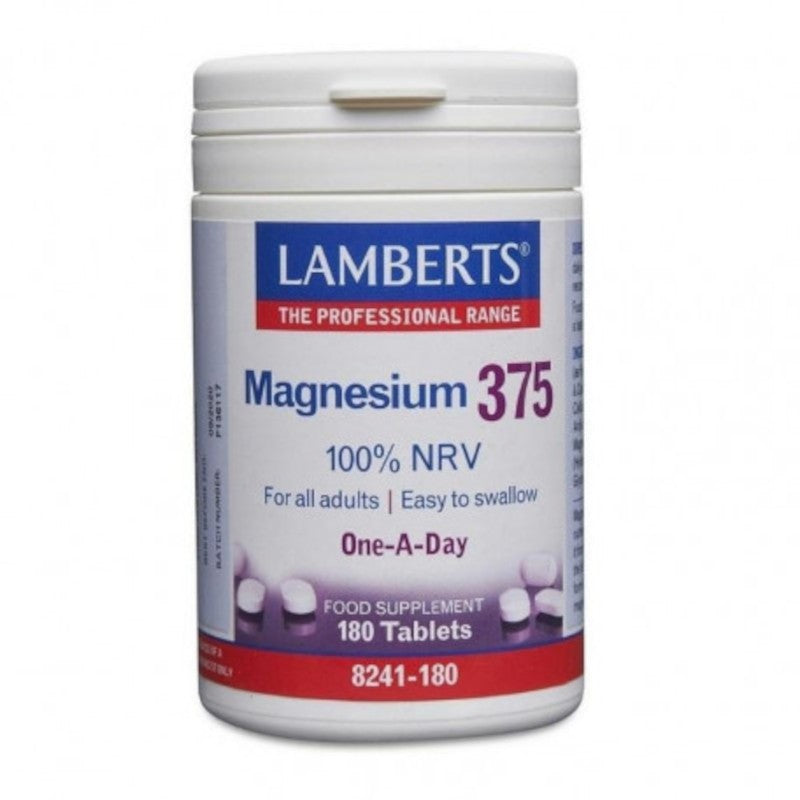 Lamberts Magnesio 375 180 Tabletas-1