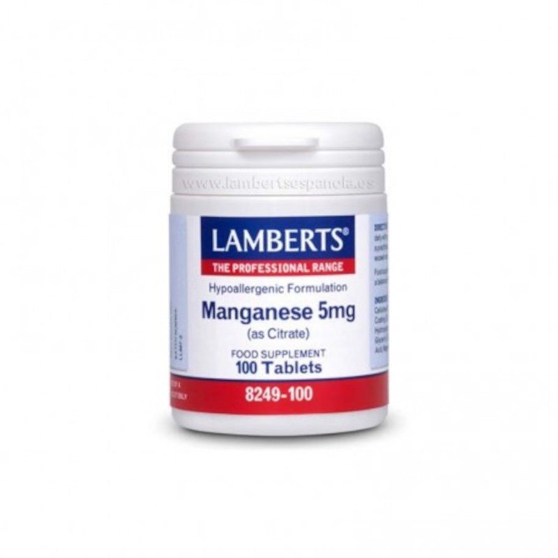 Lamberts Manganeso (Citrato) 4 mg 100 Cápsulas-1