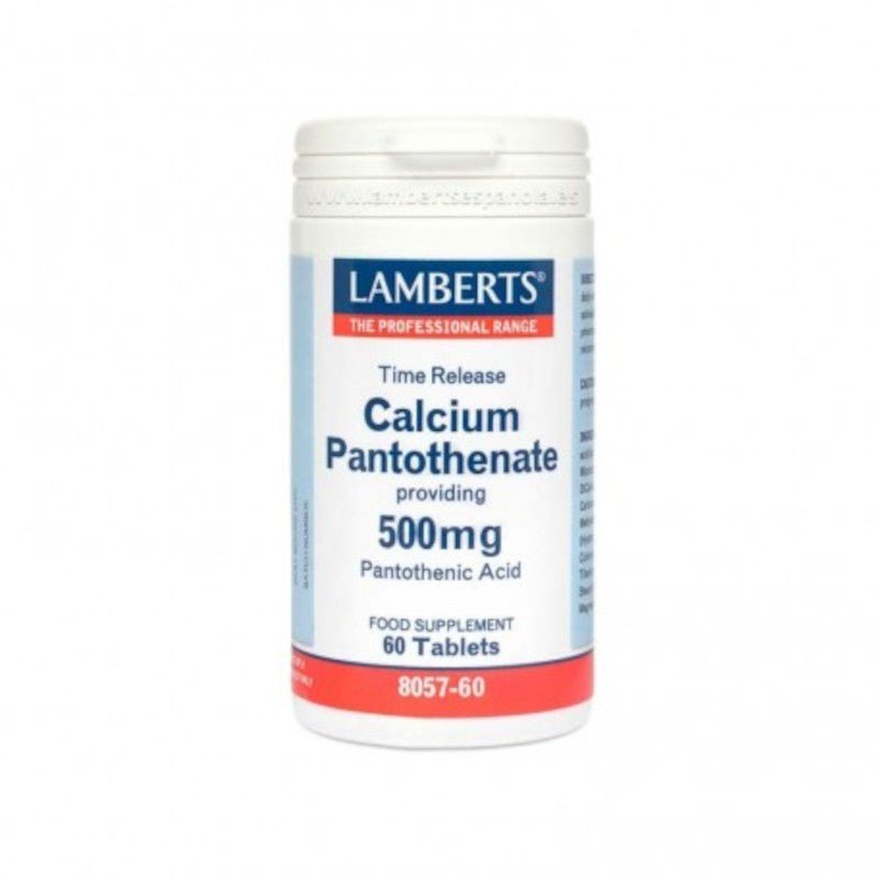 Lamberts Pantotenato de Calcio 500 mg 60 Comprimidos-1