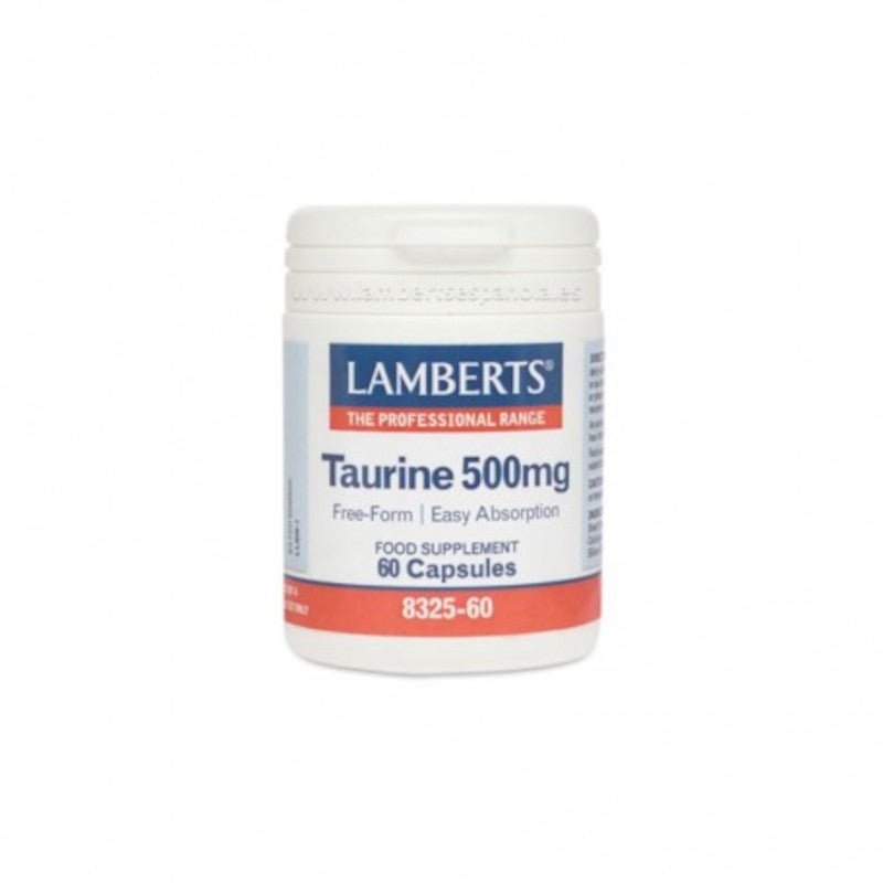 Lamberts Taurina 500 mg 60 Cápsulas-1