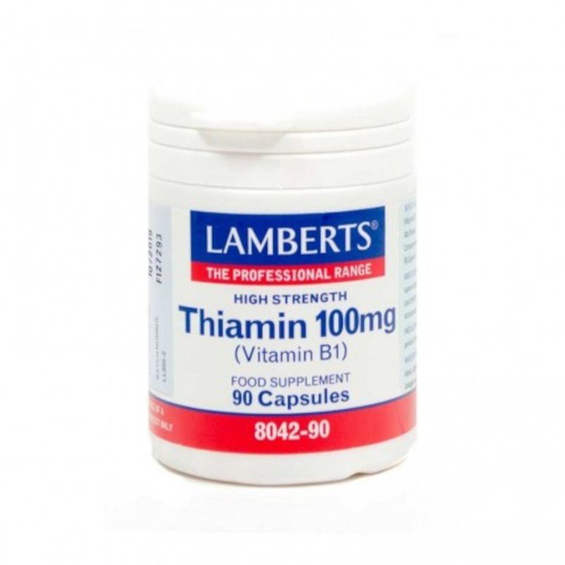 Lamberts Vitamina B1 (Tiamina) 100 mg 90 Cápsulas-1