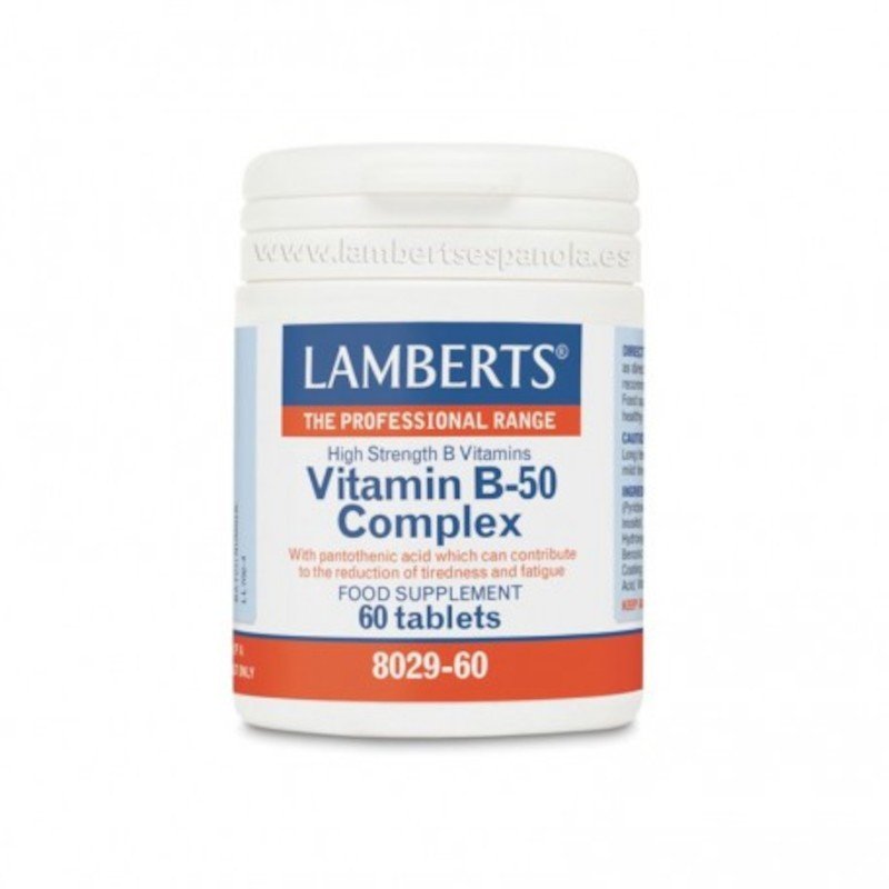 Lamberts Vitamina B-50 Complex 60 Comprimidos-1