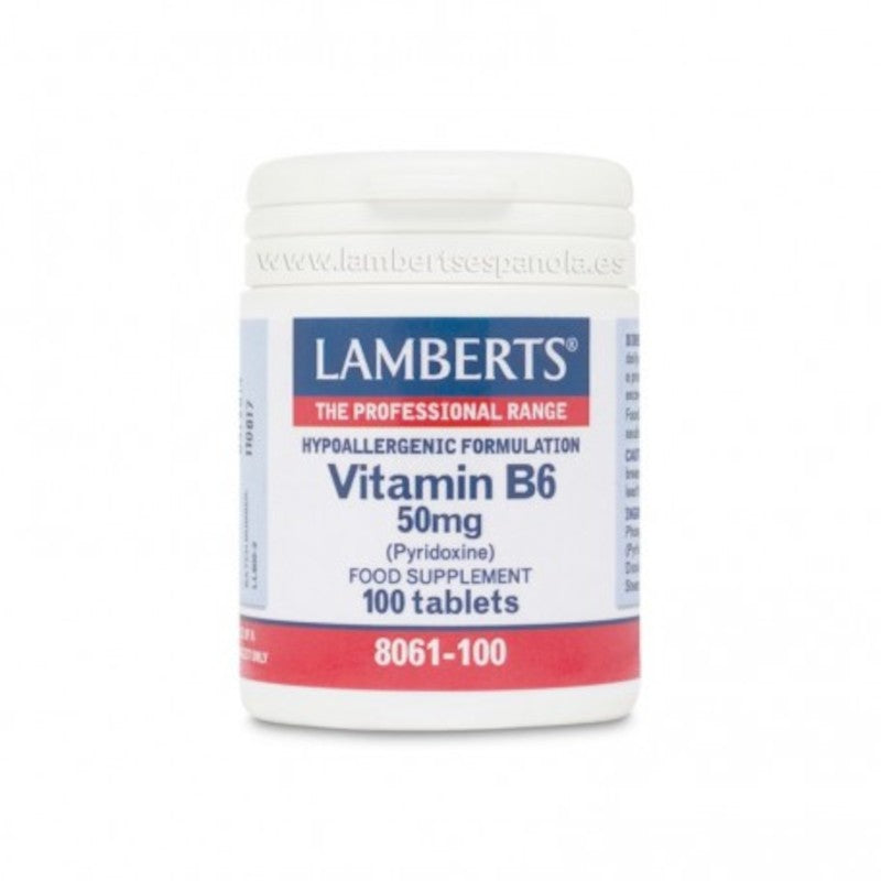 Lamberts Vitamina B6 50 mg 100 Comprimidos-1
