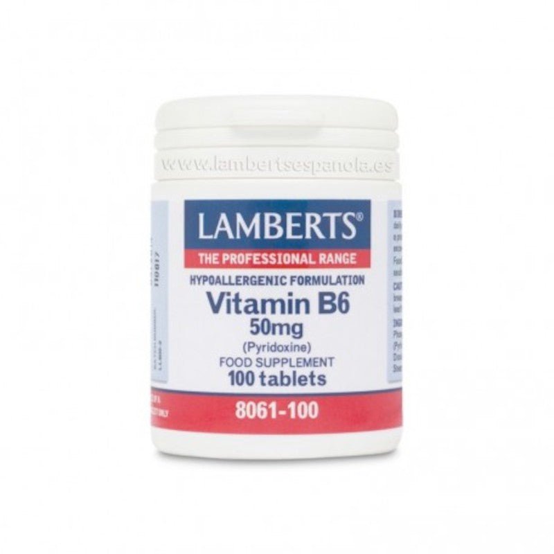 Lamberts Vitamina B6 50 mg 100 Comprimidos-1