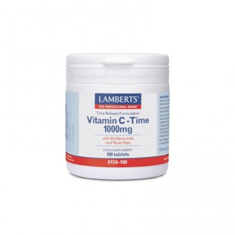 Lamberts Vitamina C Time 1000 mg de Liberación Sostenida 180 Comprimidos-1