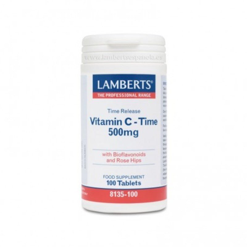 Lamberts Vitamina C Time 500 mg de Liberación Sostenida 100 Comprimidos-1