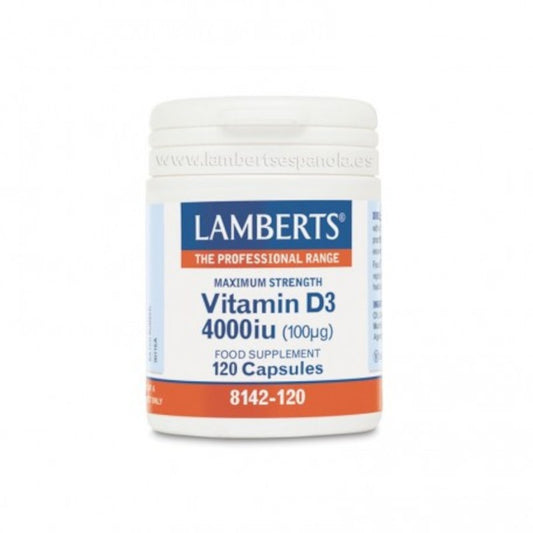 Lamberts Vitamina D3 4000 UI 120 Cápsulas-1