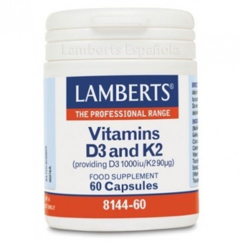Lamberts Vitamina D3 + K2 60 Comprimidos-1