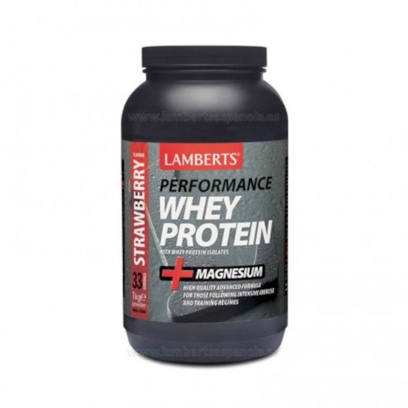 Lamberts Whey Protein Sabor Fresa 1 kg-1