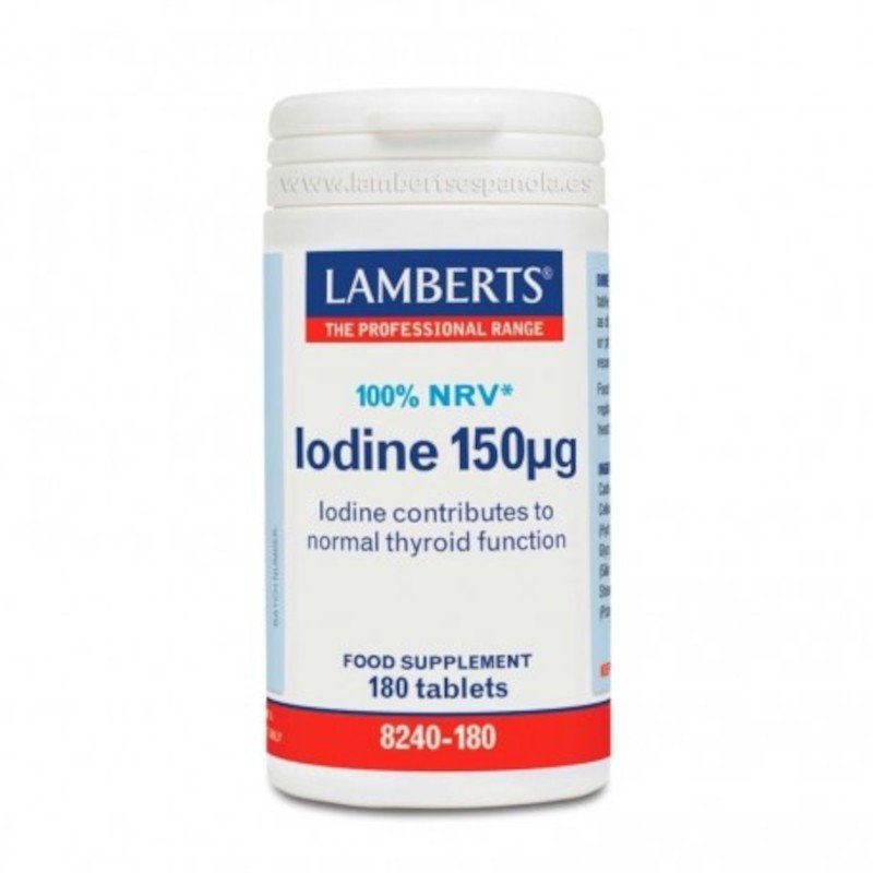 Lamberts Yodo 150 mcg (Extracto de Kelp) 180 Comprimidos-1