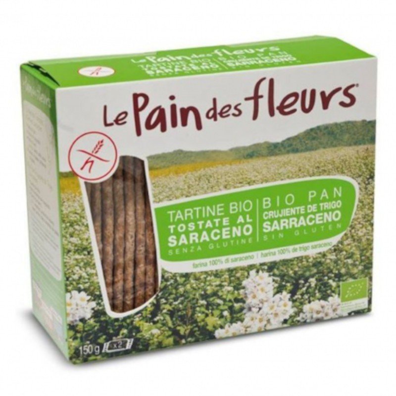 Le Pain Des Fleurs Pan de Flores Sarraceno Sin Gluten Bio 150 g-1
