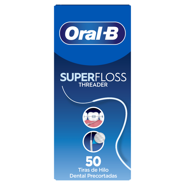 Fil dentaire sans cire ORAL-B Superfloss 50 brins