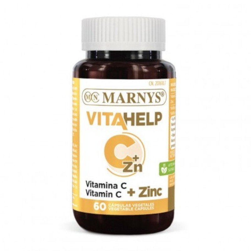 Marnys Vitahelp Vitamina C + Zinc 60 Cápsulas-1