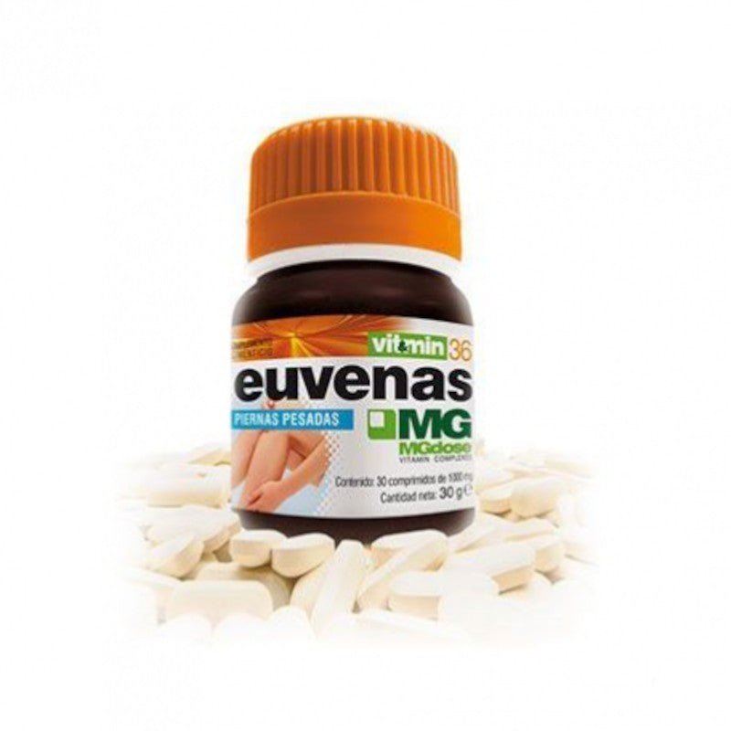 Mgdose Vitaminas y Minerales Euvenas 1000 mg 30 Comprimidos-1