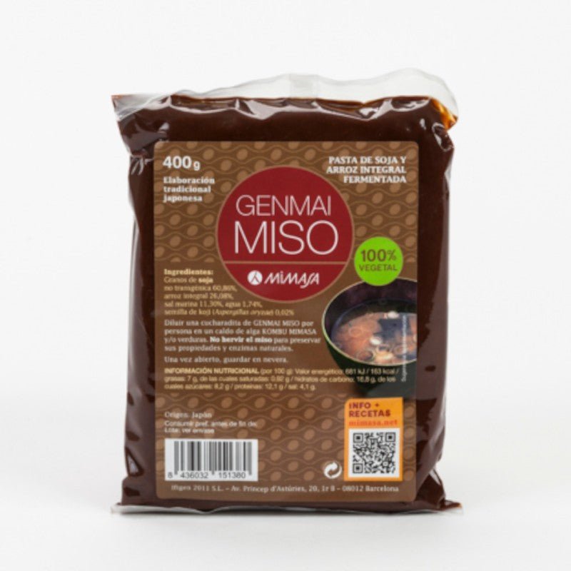Mimasa Genmai Miso Arroz Integral 400 g-1