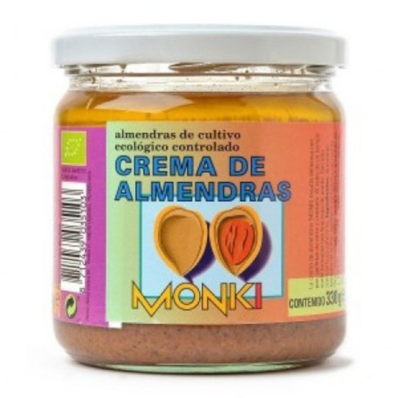 Monki Crema de Almendras Bio 330 g-1