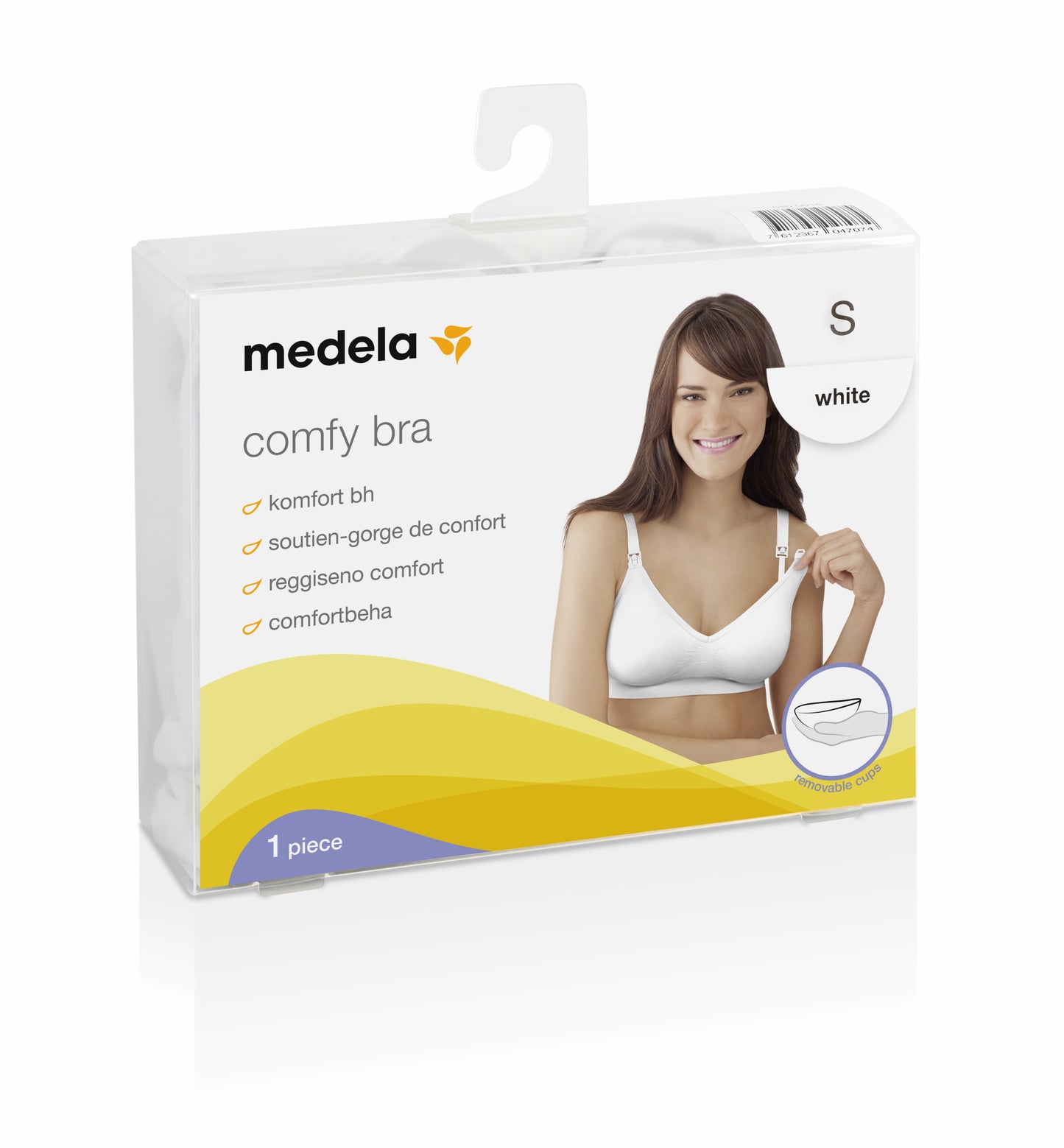 Medela Comfy Bra Tamaño S Color Blanco-1