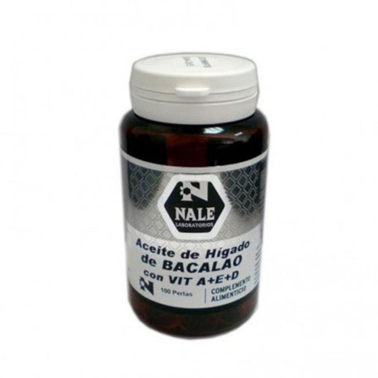 Nale Aceite de Hígado de Bacalao + Vitaminas A, E y D 100 Perlas-1