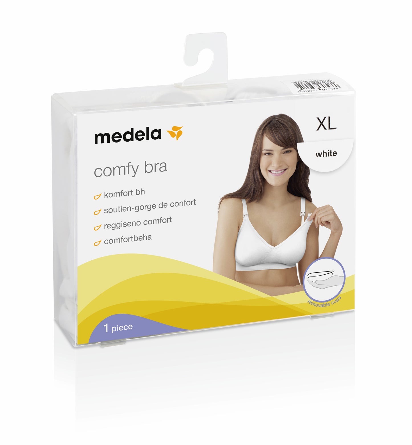 Medela Comfy Bra Tamaño XL Color Blanco-1