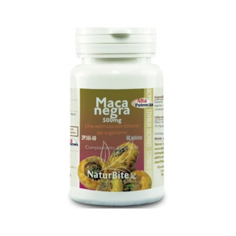 Naturbite Maca Negra Andina 500 mg 60 Comprimidos-1