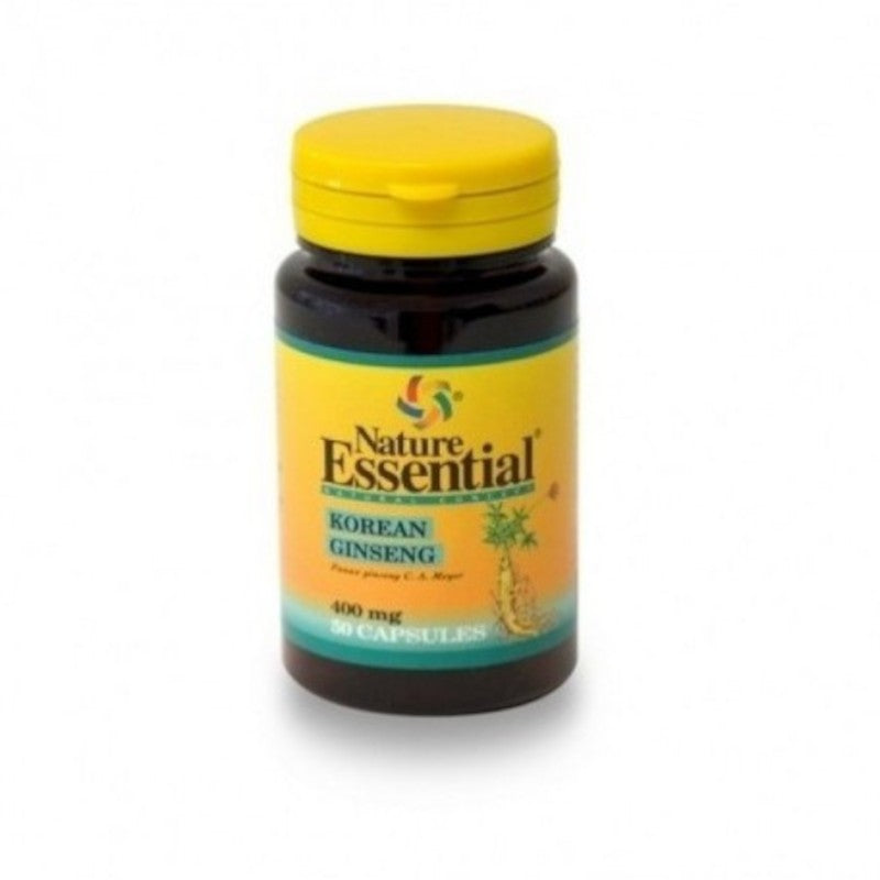 Nature Essential Ginseng Koreano 400 mg 50 Cápsulas-1