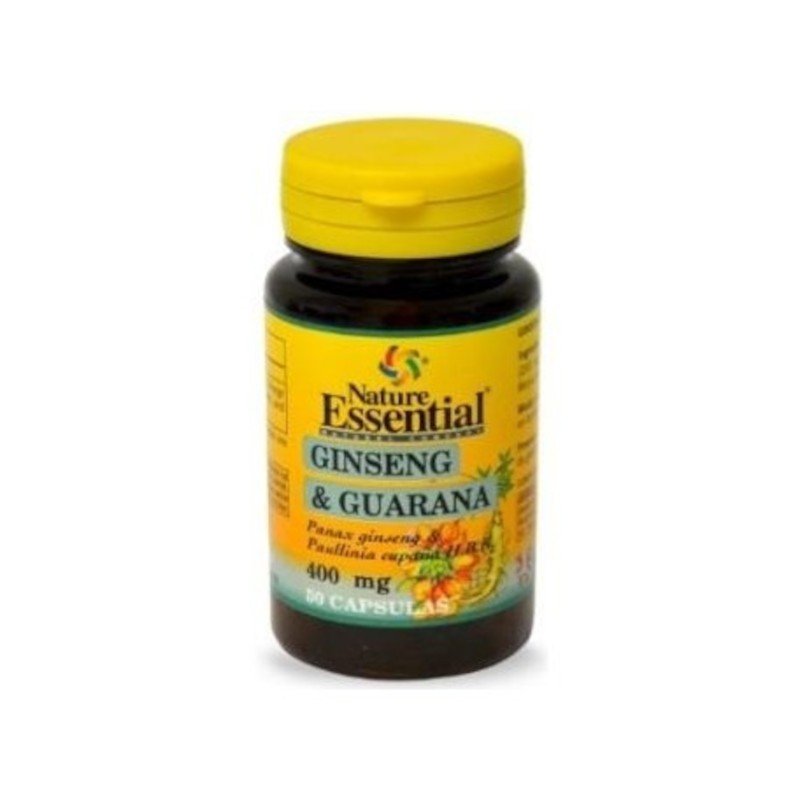 Nature Essential Ginseng & Guaraná 400 mg 50 Cápsulas-1