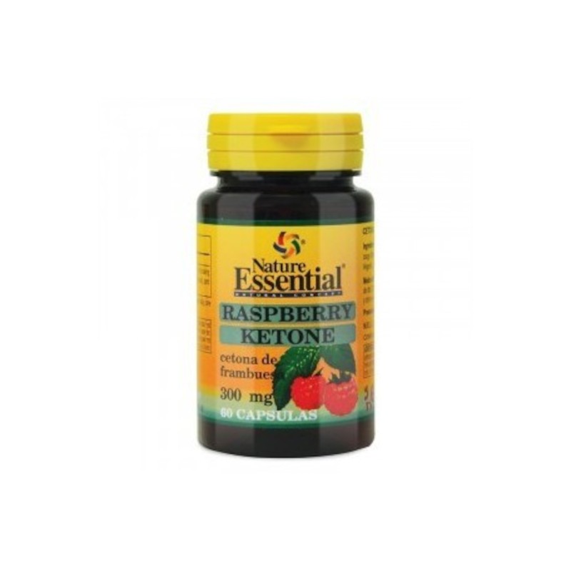 Nature Essential Cetonas de Frambuesa 300 mg 60 Cápsulas-1