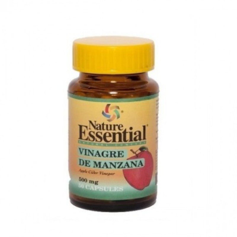 Nature Essential Vinagre de Manzana 500 mg 50 Cápsulas-1