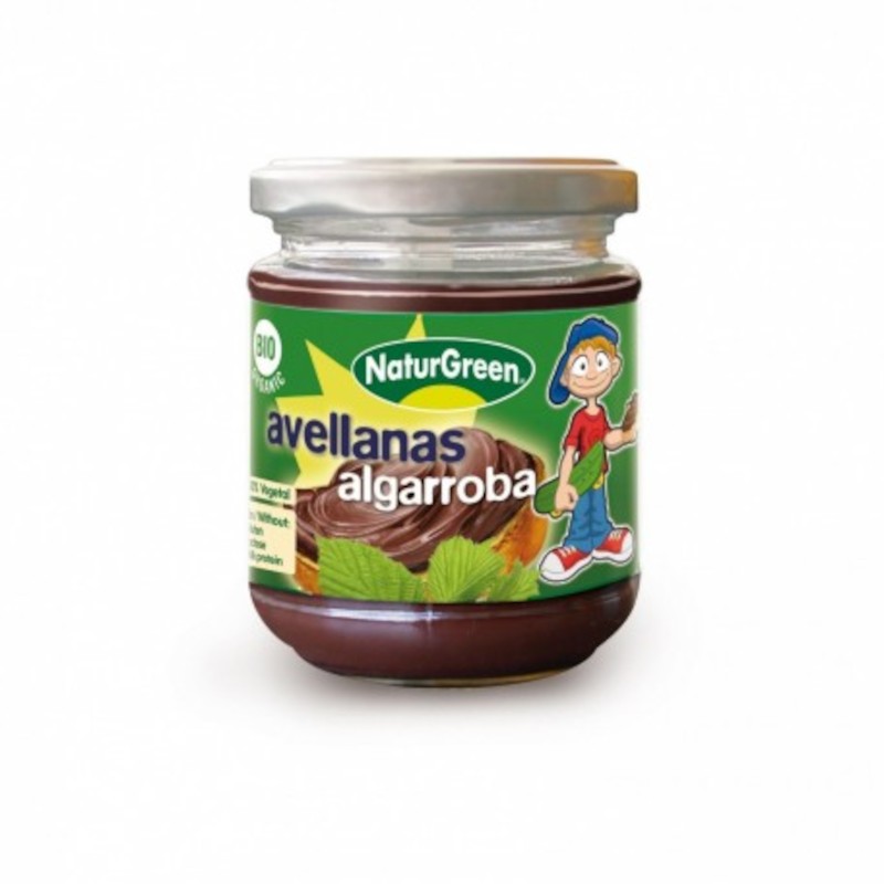 Naturgreen Crema Avellanas Algarroba Bio 200 g-1