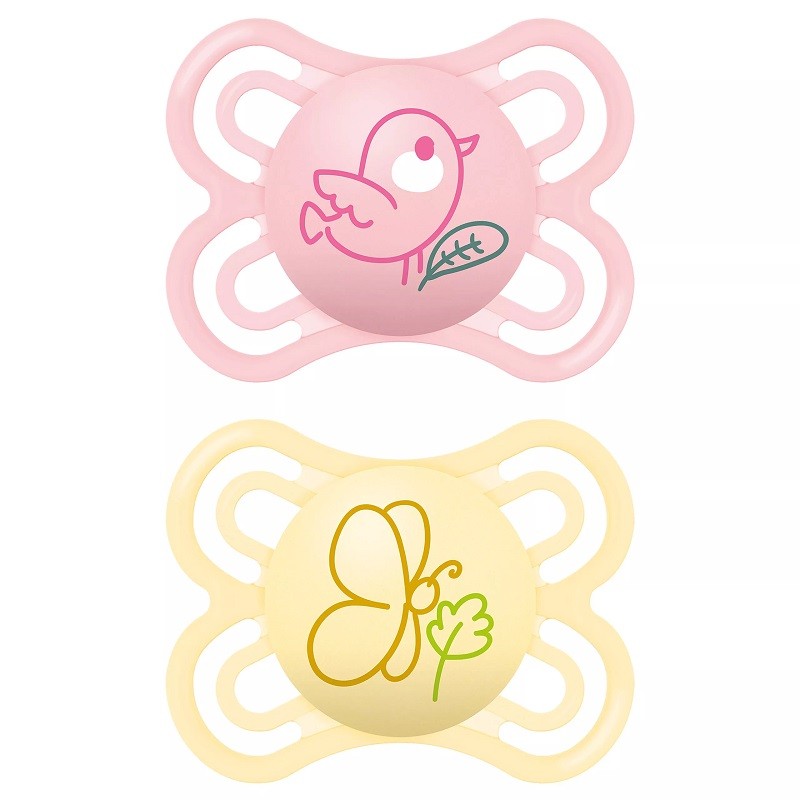 MAM Chupete Perfect Silicona 2-6M (Rosa)-1
