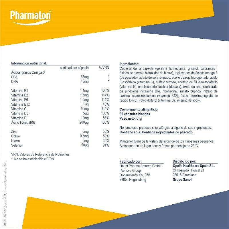PHARMATON 50 Plus 60 cápsulas-8