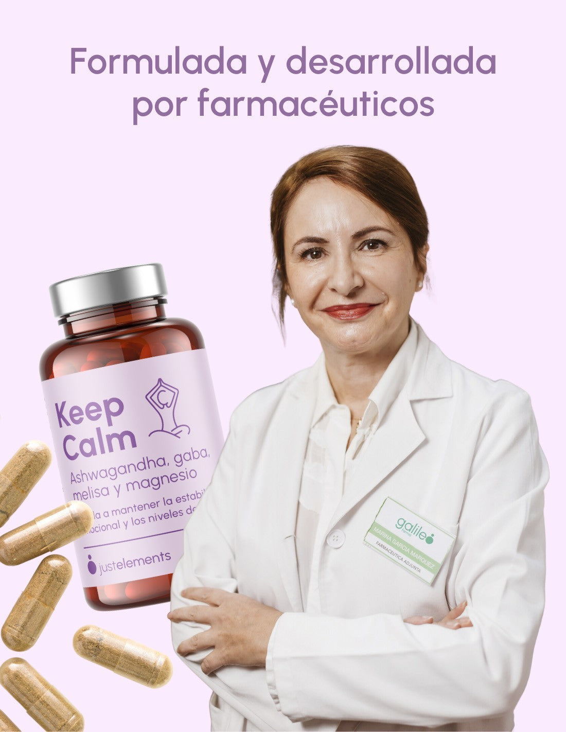Just Elements Ashwagandha con Magnesio Keep Calm 60 cápsulas-5