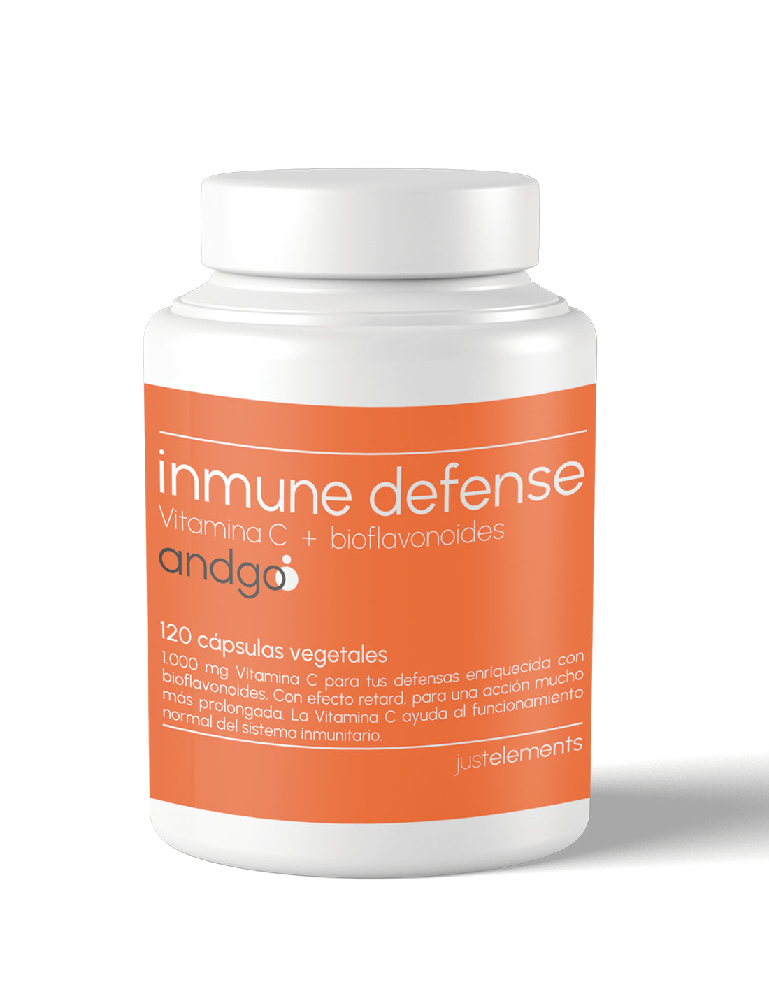 Just Elements Vitamina C 1000 mg con acción retardada AndGo 120 caps-1
